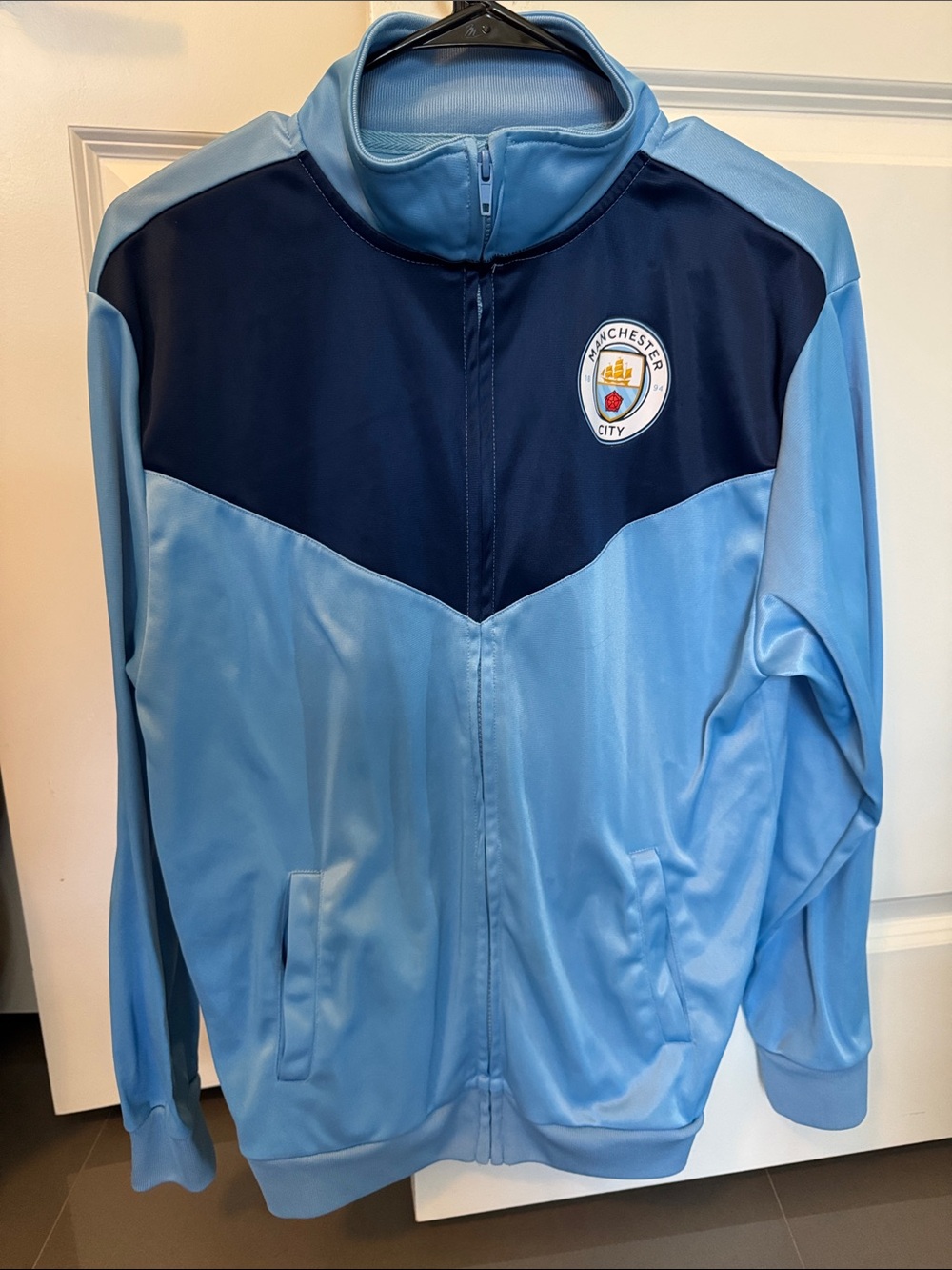 Light Blue Performance Track Jacket